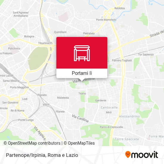 Mappa Partenope/Irpinia