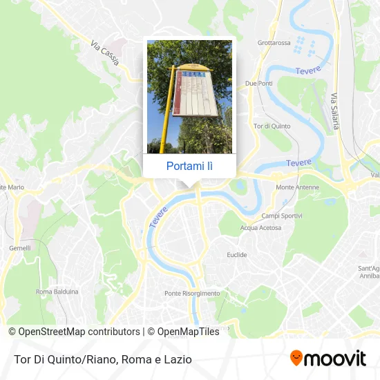Mappa Tor Di Quinto/Riano