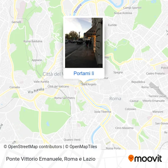 Mappa Ponte Vittorio Emanuele