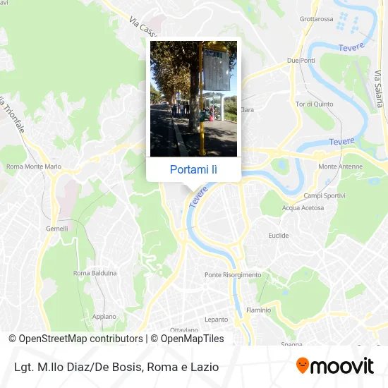 Mappa Lgt. M.llo Diaz/De Bosis