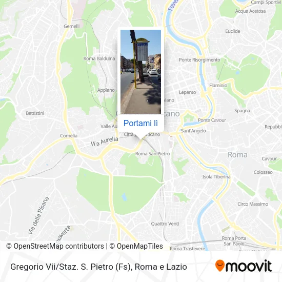 Mappa Gregorio Vii / Staz. S. Pietro (Fs)
