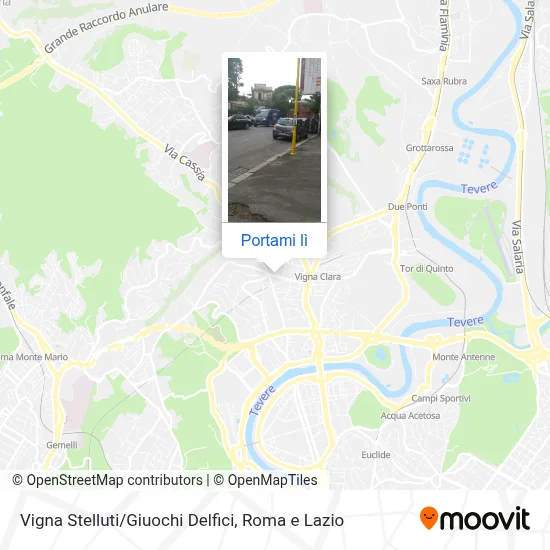 Mappa Vigna Stelluti/Giuochi Delfici