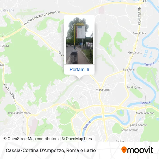 Mappa Cassia/Cortina D'Ampezzo