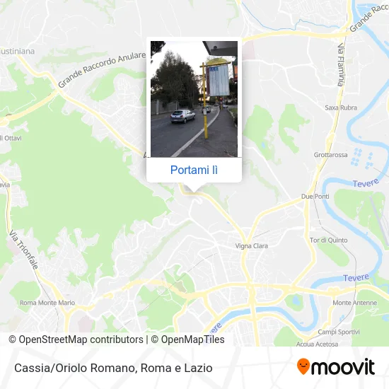 Mappa Cassia/Oriolo Romano