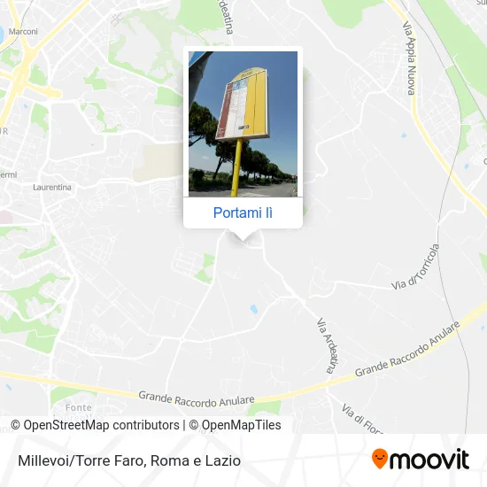 Mappa Millevoi/Torre Faro