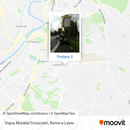 Mappa Vigna Murata/Corazzieri