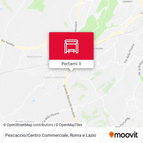 Mappa Pescaccio/Centro Commerciale