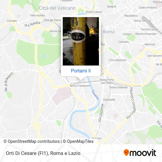 Mappa Orti Di Cesare (Fl1)