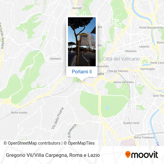 Mappa Gregorio Vii/Villa Carpegna