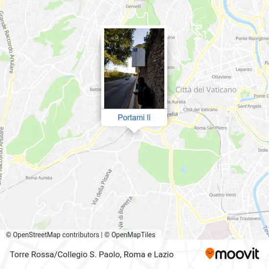 Mappa Torre Rossa/Collegio S. Paolo