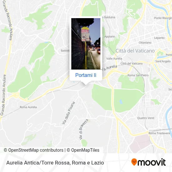 Mappa Aurelia Antica/Torre Rossa