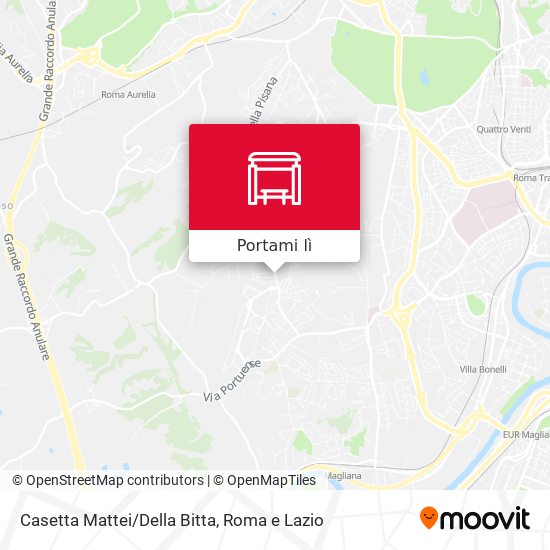 Mappa Casetta Mattei/Della Bitta