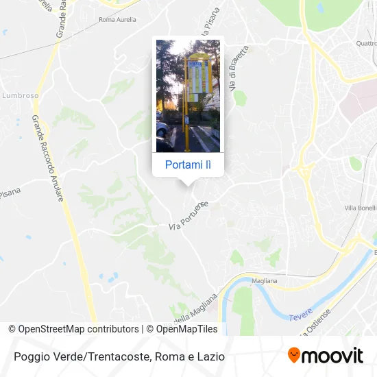 Mappa Poggio Verde/Trentacoste