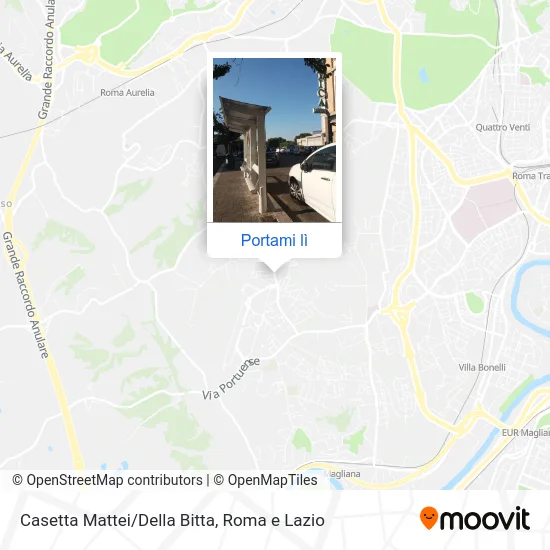 Mappa Casetta Mattei/Della Bitta