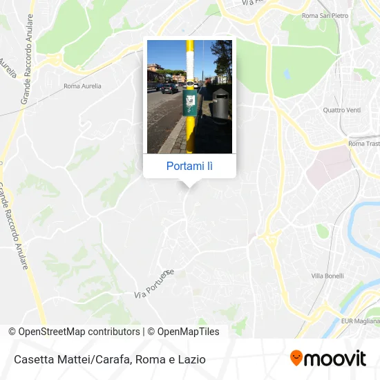 Mappa Casetta Mattei/Carafa