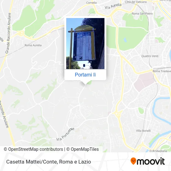 Mappa Casetta Mattei/Conte