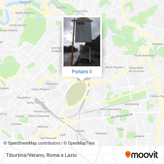 Mappa Tiburtina/Verano