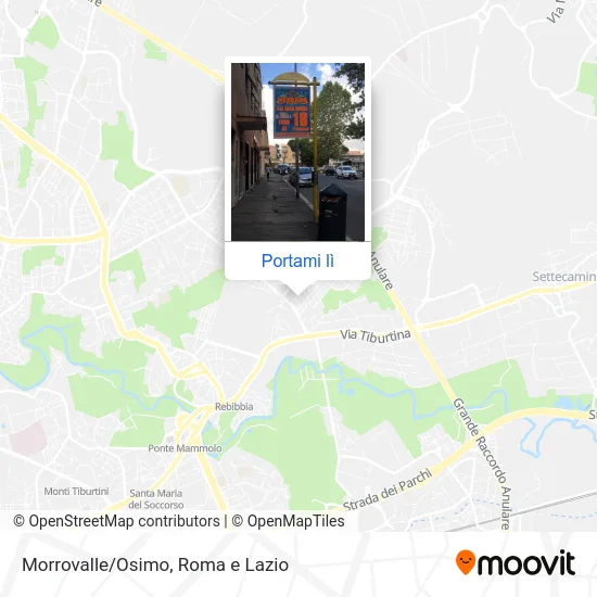 Mappa Morrovalle/Osimo