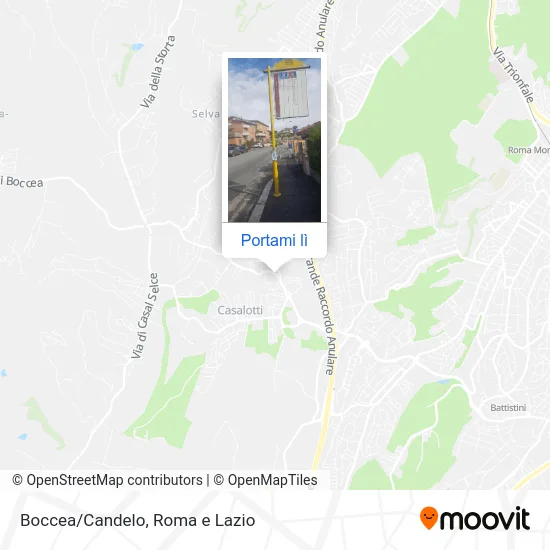 Mappa Boccea/Candelo