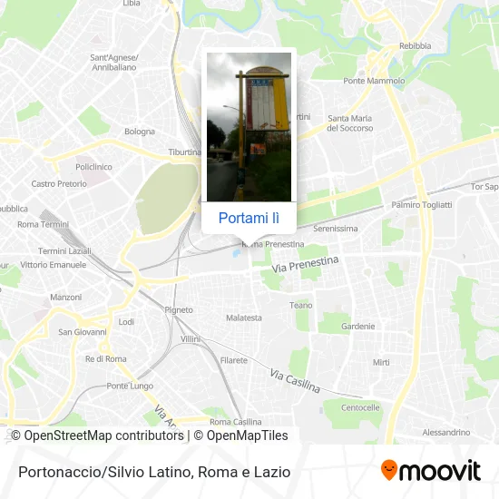 Mappa Portonaccio/Silvio Latino
