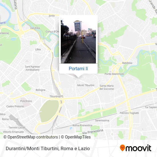 Mappa Durantini/Monti Tiburtini