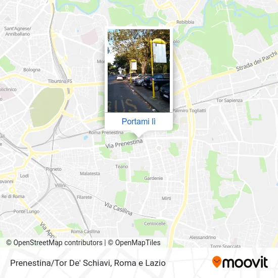 Mappa Prenestina/Tor De' Schiavi