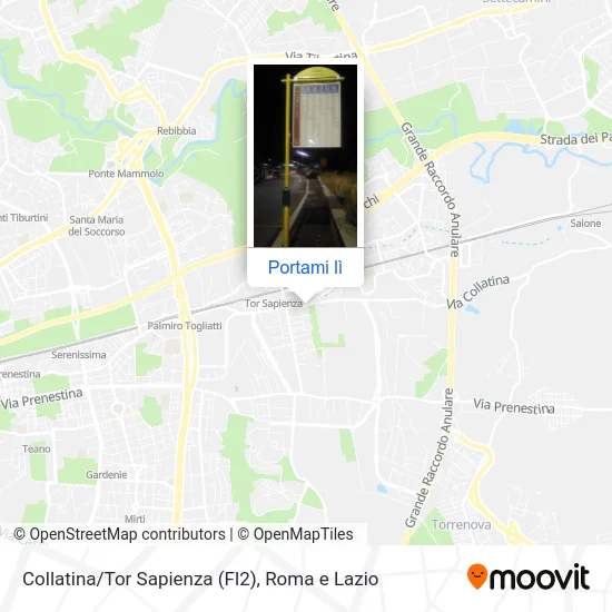 Mappa Collatina/Tor Sapienza (Fl2)