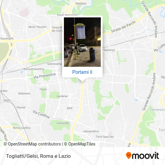 Mappa Togliatti/Gelsi