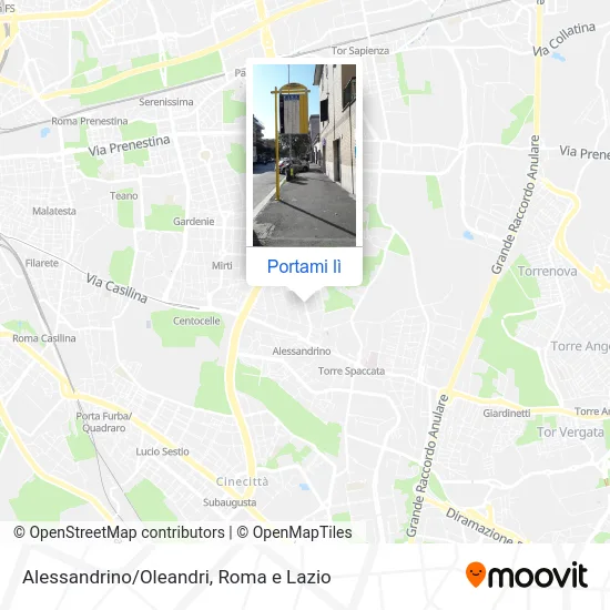 Mappa Alessandrino/Oleandri