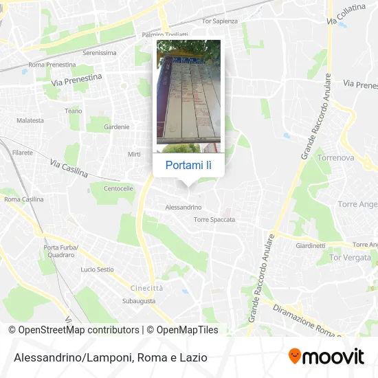 Mappa Alessandrino/Lamponi