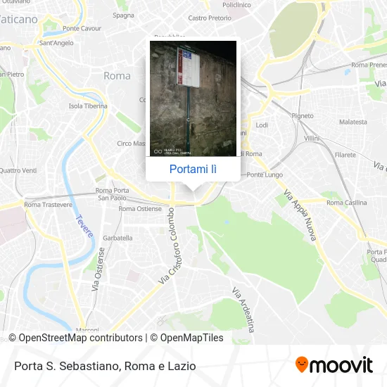 Mappa Porta S. Sebastiano
