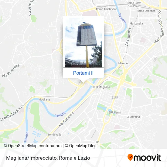 Mappa Magliana/Imbrecciato