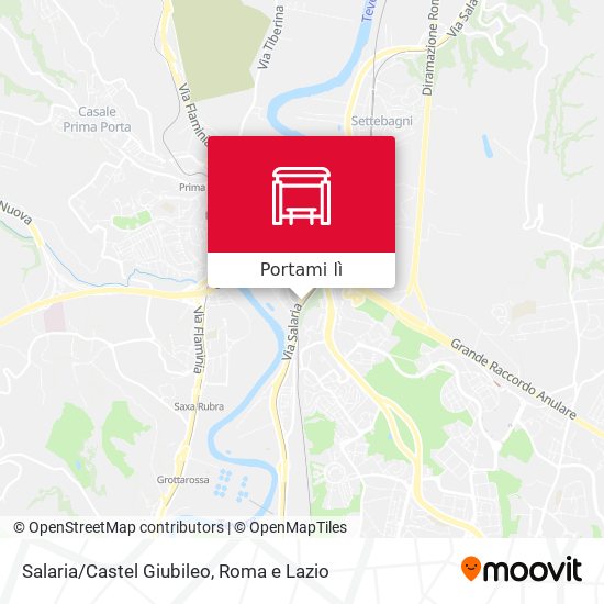 Mappa Salaria/Castel Giubileo