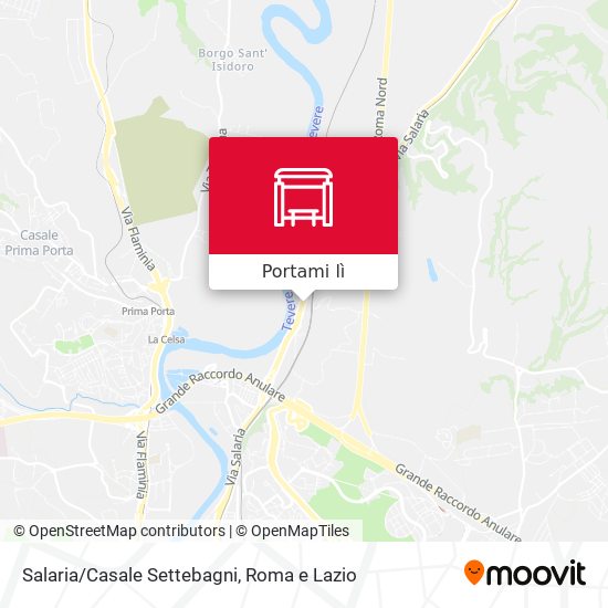 Mappa Salaria/Casale Settebagni