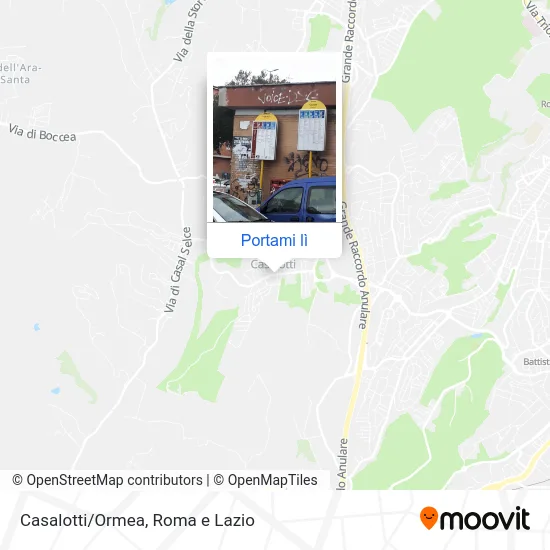 Mappa Casalotti/Ormea