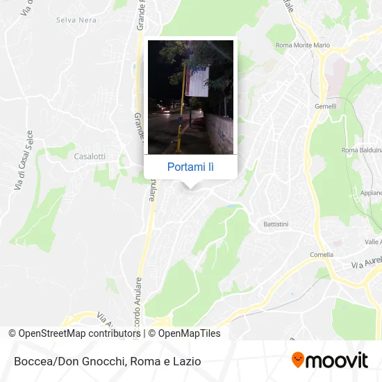 Mappa Boccea/Don Gnocchi