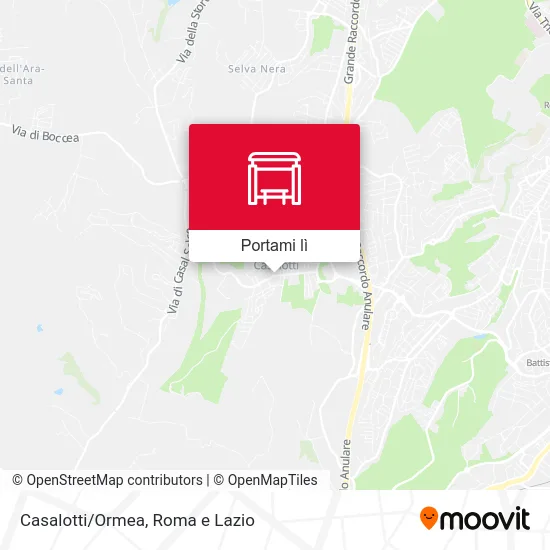 Mappa Casalotti/Ormea
