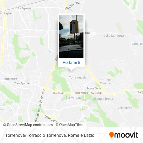 Mappa Torrenova/Torraccio Torrenova