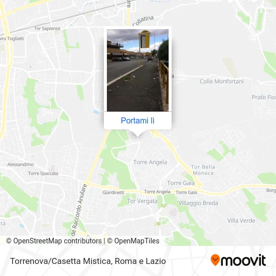 Mappa Torrenova/Casetta Mistica