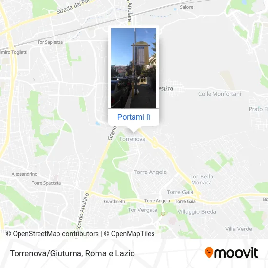 Mappa Torrenova/Giuturna