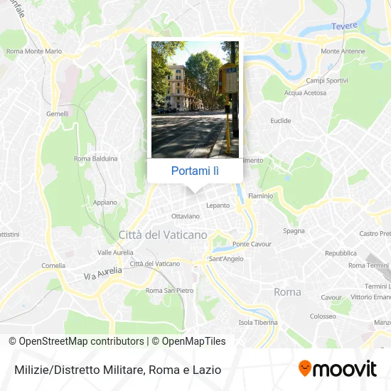 Mappa Milizie/Distretto Militare