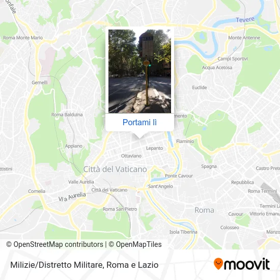 Mappa Milizie/Distretto Militare