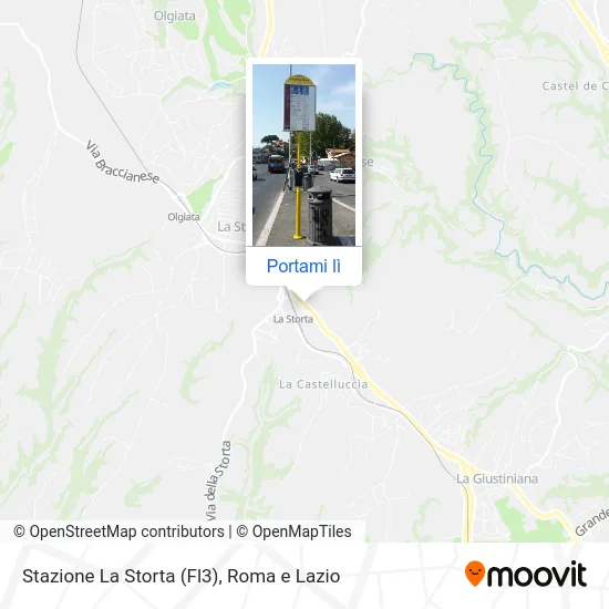 Mappa Stazione La Storta (Fl3)