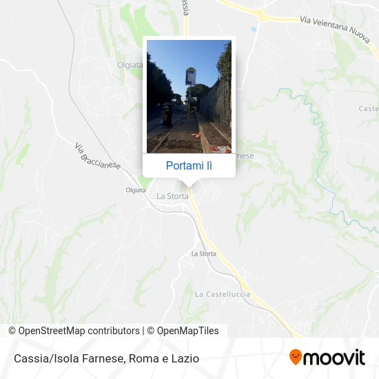 Mappa Cassia/Isola Farnese