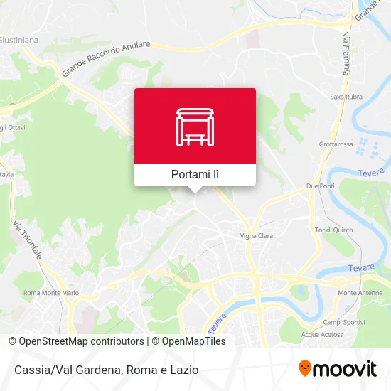 Mappa Cassia/Val Gardena