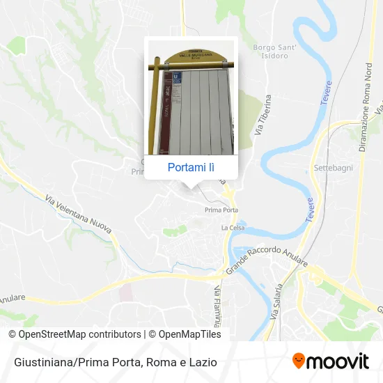 Mappa Giustiniana/Prima Porta