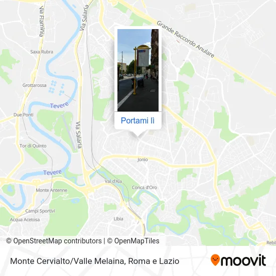 Mappa Monte Cervialto/Valle Melaina