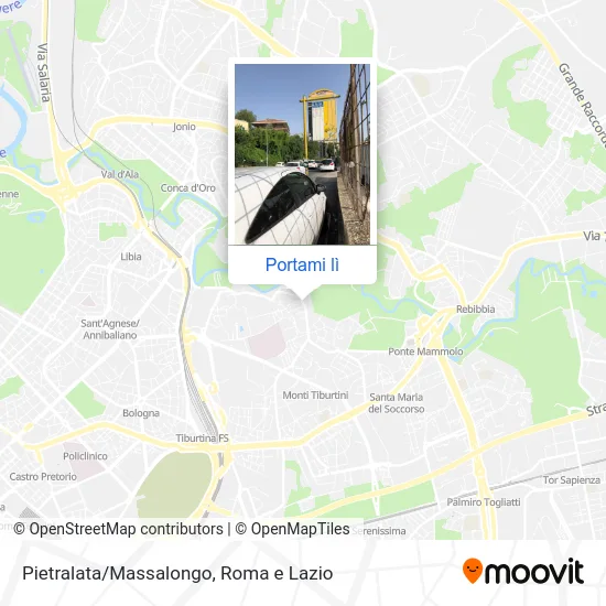 Mappa Pietralata/Massalongo