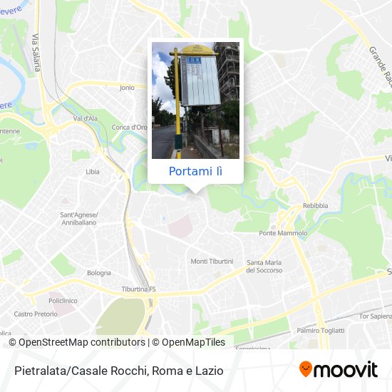 Mappa Pietralata/Casale Rocchi