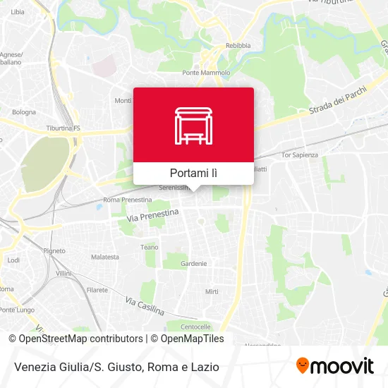 Mappa Venezia Giulia/S. Giusto